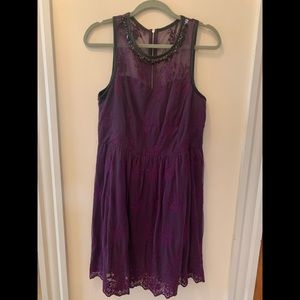 Purple lace Kensie cocktail dress